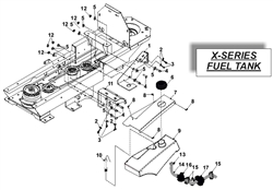 countax-x-series-rider-4 x-series-tractors part diagram