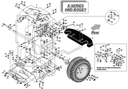countax-x-series-rider-4 x-series-tractors part diagram
