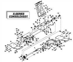 countax-x-series-rider-4 x-series-tractors part diagram