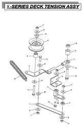 countax-x-series-rider-4 x-series-tractors part diagram