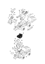 countax-x-series-rider x-series-tractors part diagram
