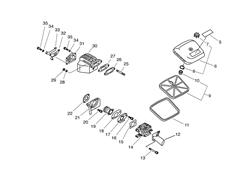 echo-cs-1200vl-chainsaw echo-petrol-chainsaws part diagram