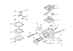echo-cs-1200vl-chainsaw echo-petrol-chainsaws part diagram