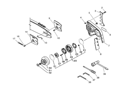 echo-cs-1200vl-chainsaw echo-petrol-chainsaws part diagram