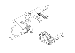 echo-cs-2600-chainsaw echo-petrol-chainsaws part diagram