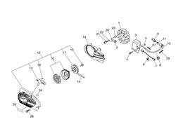 echo-cs-2600-chainsaw echo-petrol-chainsaws part diagram