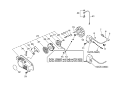 echo-cs-3000-chainsaw echo-petrol-chainsaws part diagram