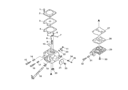 echo-cs-3000-chainsaw echo-petrol-chainsaws part diagram