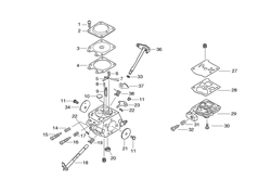 echo-cs-320t-chainsaw echo-petrol-chainsaws part diagram