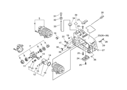 echo-cs-3400-chainsaw echo-petrol-chainsaws part diagram