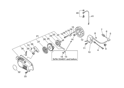 echo-cs-3450-chainsaw echo-petrol-chainsaws part diagram