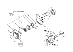 echo-cs-3500-chainsaw echo-petrol-chainsaws part diagram