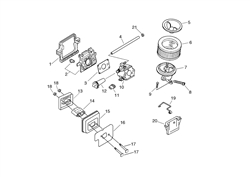echo-cs-3500-chainsaw echo-petrol-chainsaws part diagram