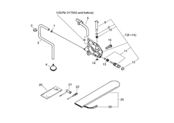 echo-cs-3500-chainsaw echo-petrol-chainsaws part diagram