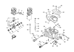 echo-cs-3500-chainsaw echo-petrol-chainsaws part diagram