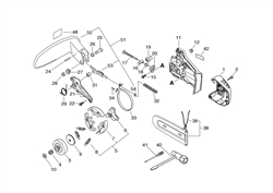 echo-cs-350t-chainsaw echo-petrol-chainsaws part diagram