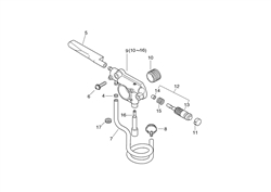 echo-cs-3600-chainsaw echo-petrol-chainsaws part diagram