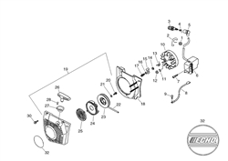 echo-cs-3700-chainsaw echo-petrol-chainsaws part diagram