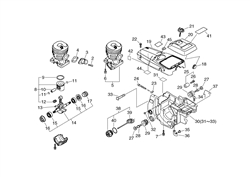 echo-cs-3700-chainsaw echo-petrol-chainsaws part diagram