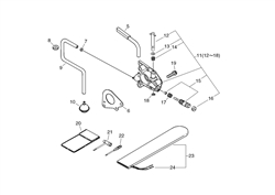 echo-cs-3700-chainsaw echo-petrol-chainsaws part diagram