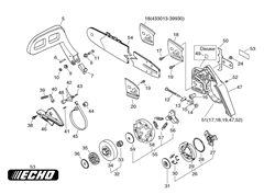 echo-cs-4200-chainsaw echo-petrol-chainsaws part diagram