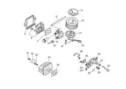 echo-cs-4200-chainsaw echo-petrol-chainsaws part diagram