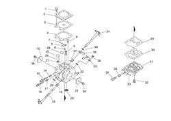 echo-cs-4200-chainsaw echo-petrol-chainsaws part diagram