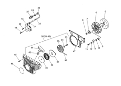 echo-cs-5000-chainsaw echo-petrol-chainsaws part diagram