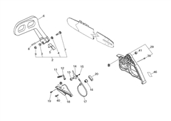 echo-cs-5501-chainsaw echo-petrol-chainsaws part diagram