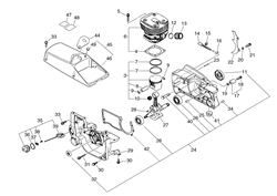 echo-cs-8000-chainsaw echo-petrol-chainsaws part diagram