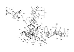 echo-cs-8000-chainsaw echo-petrol-chainsaws part diagram