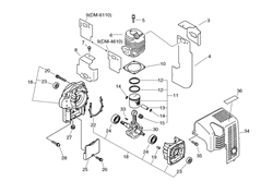 echo-dm4610-knapsack-blower echo-blowervacs part diagram