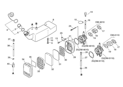 echo-dm4610-knapsack-blower echo-blowervacs part diagram