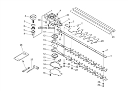 echo-hc-1500-hedgetrimmer echo-petrol-hedge-trimmers part diagram