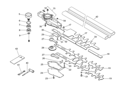 echo-hc-1500-hedgetrimmer echo-petrol-hedge-trimmers part diagram
