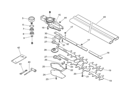 echo-hc-1500-hedgetrimmer echo-petrol-hedge-trimmers part diagram