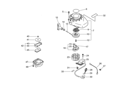 echo-hc-1500-hedgetrimmer echo-petrol-hedge-trimmers part diagram