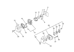 echo-hc-2000-hedgetrimmer echo-petrol-hedge-trimmers part diagram