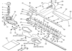 echo-hc-2000-hedgetrimmer echo-petrol-hedge-trimmers part diagram