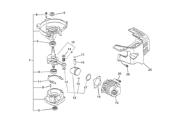 echo-hc-2100-hedgetrimmer echo-petrol-hedge-trimmers part diagram