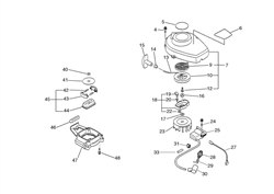 echo-hc-2100-hedgetrimmer echo-petrol-hedge-trimmers part diagram