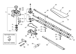 echo-hc-2300-hedgtrimmer echo-petrol-hedge-trimmers part diagram