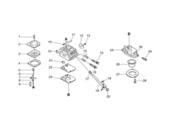 echo-hca-2400-telescopic echo-petrol-hedge-trimmers part diagram