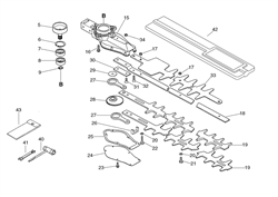 echo-hcr-1500-hedgetrimmer echo-petrol-hedge-trimmers part diagram