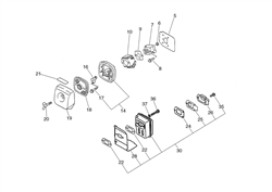 echo-shc-2100-hedgetrimmer echo-petrol-hedge-trimmers part diagram