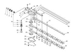 echo-shc-2100-hedgetrimmer echo-petrol-hedge-trimmers part diagram