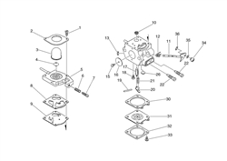 echo-shc-2400s-hedgetrimmer echo-petrol-hedge-trimmers part diagram