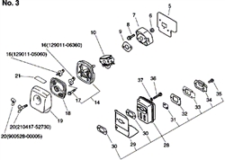 es-2000 echo-blowervacs part diagram