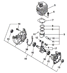 es-2000 echo-blowervacs part diagram