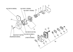 es1000 echo-blowervacs part diagram